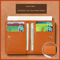 2025 Women's New Simplified Folding Button Small Wallet Soft Leather for Driver's License Male Student Card Bag