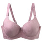 DaiNaFang Sexy Bras For Women Push Up Breathable Adjustable Bow Control Underarm Fat CDE Full Cup Underwear Plus Size Lingerie