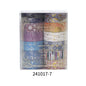 Creative Floral Hot Foil Washi Tape Set,12 Rolls Decorative Masking Tape for Scrapbooking,Journaling,DIY Gift Supplies