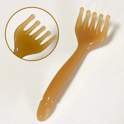 Resin 5-Claw Head Massager for Body Head Massager Scalp Gua Sha For Body Neck Leg Massage Scraping Stick Lymphatic Massage Tools