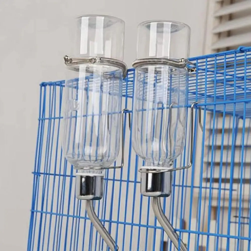 Water Bottles for Rabbit Ferret Small Bird Guinea Pigs Rats Hamster Cage Hanging Liquid Feeder for Small Animals Puppy 180/350ML