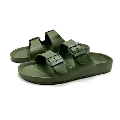 Brand Women Men Slippers Soft Sandals 2025 Summer Women Beach Casual Shoes EVA Slides Original Men Flip-flop Men's Sandal