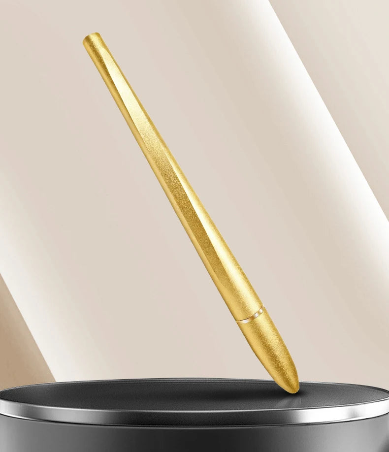 New Creative Aluminum Alloy Magnetic Levitation Self Supporting Signature Pen Business Office Swing Freely Not Fall Pen Gift Box