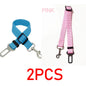 New Dog Car Belt Cat Car Seat Belt Pet Seat Vehicle Dog Harness Lead Clip Safety Lever Traction Dog Collars GXQ05