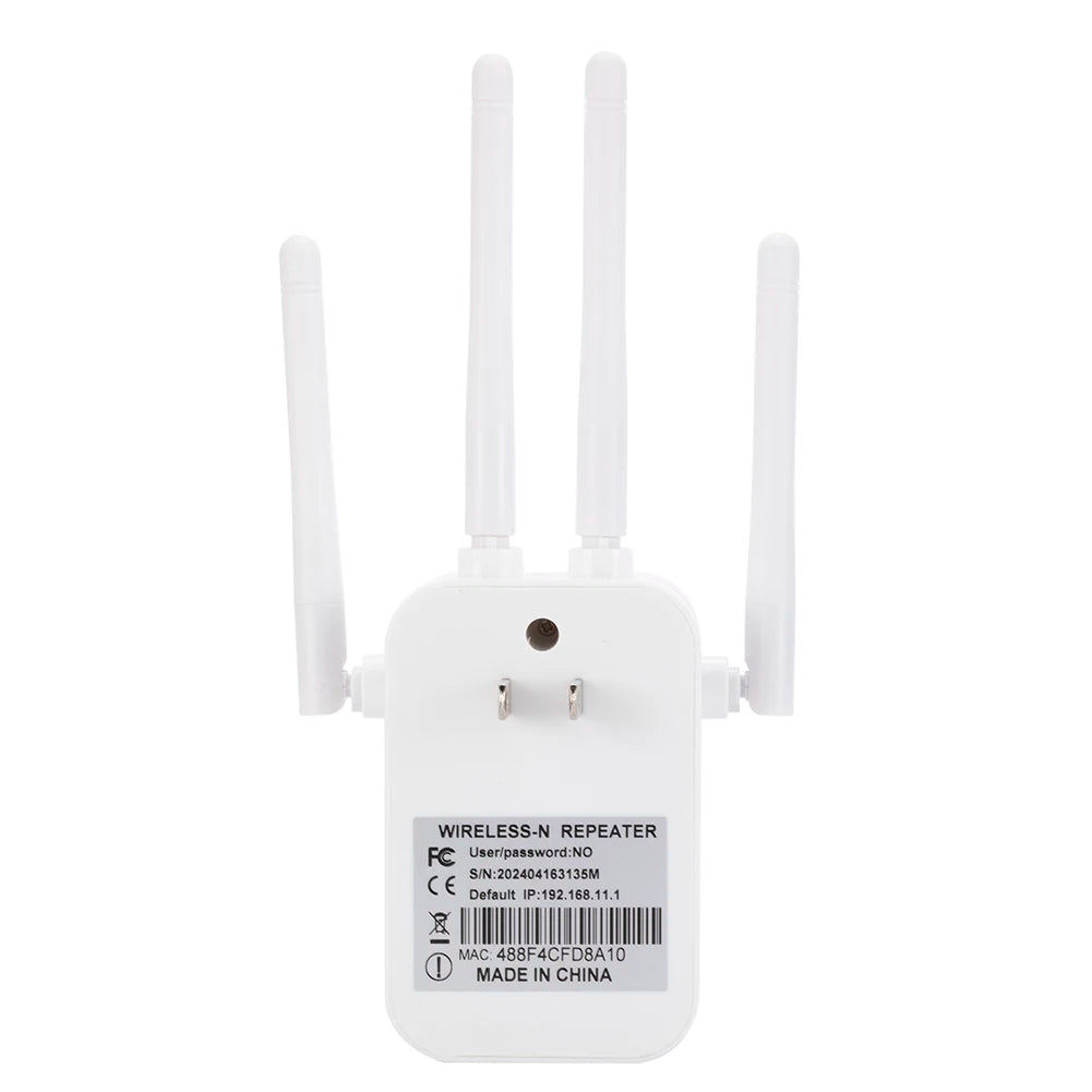 1200Mbps WiFi Repeater Signal Amplifier Dual Band 2.4G 5G WI-FI Signal Booster Long Range WIFI Network Extender for Home Office