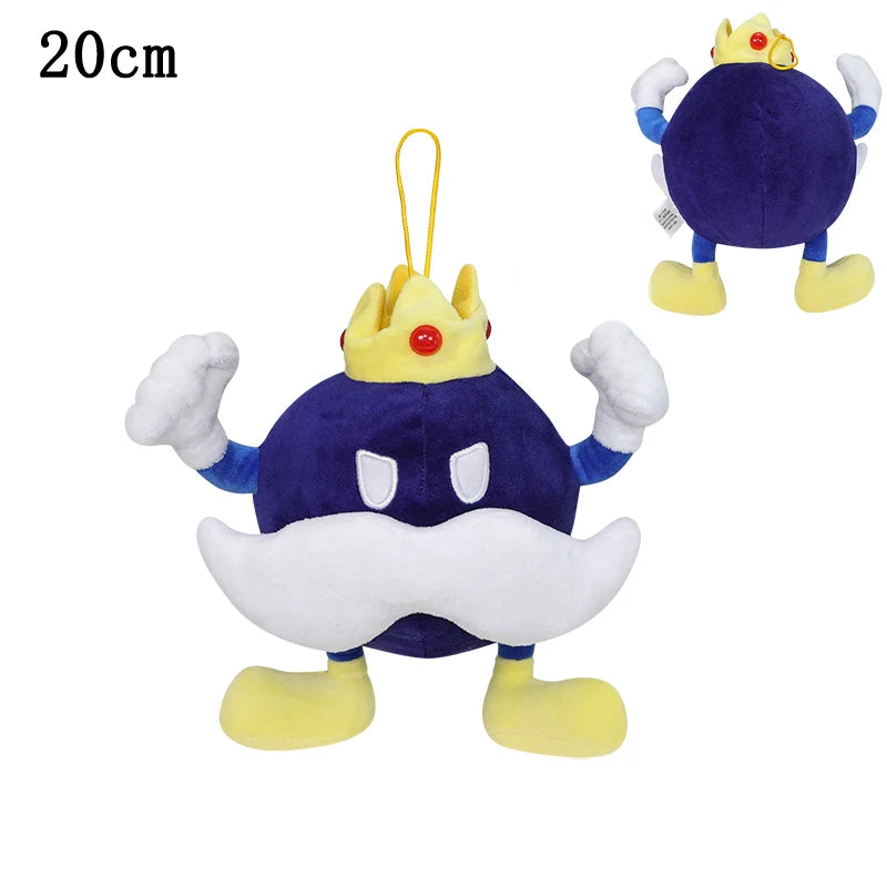 Cartoon Plush Toy Bullet Bill Shy Guy Waluigi Wario Donkey Kong King Boo Spiny Dry Bones Anime Stuffed Doll Peluche Toys Gift