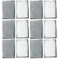 2/24PCS Soft Double Side Microfiber Scrubbing Sponge Car Leather Cleaning Microfiber Towel Wax Sponge Auto Detailing Tools