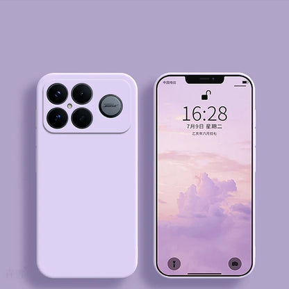For Xiaomi POCO F8 Ultra Case Liquid Silicone Plain Rubber TPU Soft POCO F8 Ultra Cover Phone Protector Cover POCO F8 Pro Case