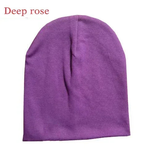 6M-3Y Baby Knitted Hat Scarf Set Solid Color Cotton Hip Hop Beanie Warm Toddler Cap for Boys Girls Spring Autumn Winter
