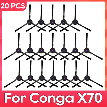 Fit For ( Conga X70 / Deerma X80 ) Replacement Parts Accessories Main Side Brush HEPA Filter Mop Pad Dust Bag