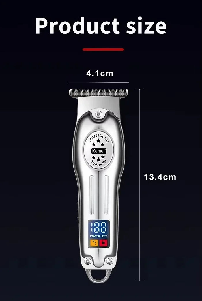 Kemei KM-2628 KM-678 KM-2024 USB Rechargeable Hair Clipper Professional Cordless Men Hair Trimmer Men's Hair Cutting Machine