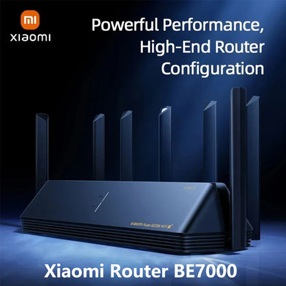 Xiaomi Mi Router BE7000 Tri-Band WiFi Repeater VPN 1GB Mesh USB 3.0 IPTV 4 X 2.5G Ethernet Ports Modem Signal Amplifier -CN