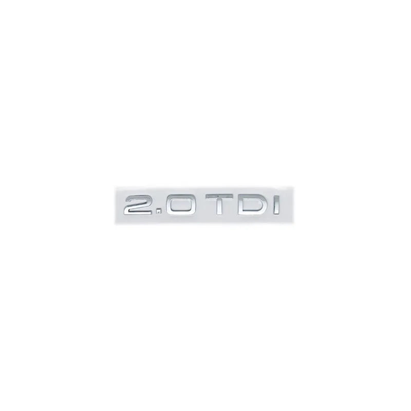 Car Letter Logo Sticker for A5 suitable for tail bumper and trunk emblem applicable to 2.0 3.0 40TDI 35 40 45TFSI models