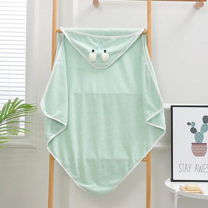 Toddler Baby Hooded Towels Newborn Kids Bathrobe Super Soft Bath Towel Blanket Warm Sleeping Swaddle Wrap for Infant Boys Girls