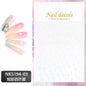 3D Laser Silver/Rose Gold Hollow Cross Star Nail Art Stickers Design Self-Adhesive Hollow Cross Star Nail/Body Art Decor Sticker