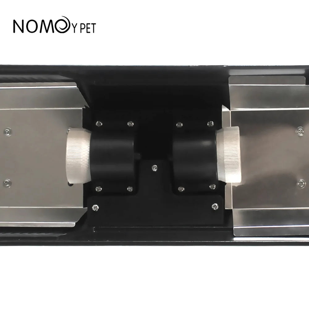NOMOY Dual Lamp Basking Fixture - Highly Reflective Aluminum Dome for Maximum Heat & UVA/UVB Light Projection