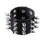 T5UF Stylish Punk Rock Bracelet Square Rivets Punk Wristband Trendy Gothic Jewelry Suitable for Individuality and Comfort