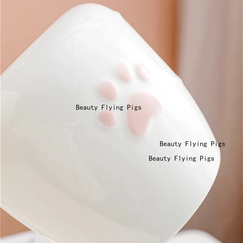 1pc Ceramic Pet Urn, Funeral Cremation Urn for Cats and Dogs, Pet Hair Covered Commemorative Jar,Household Pet Funeral Supplies