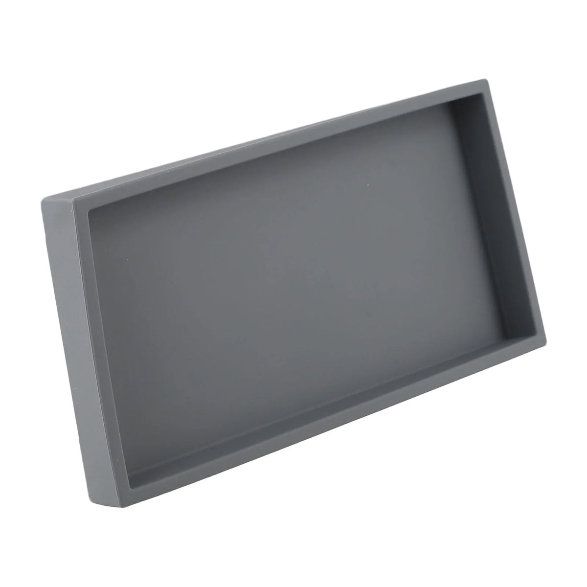 Bathroom Counter Tray Silicone Bathroom Vanity Tray Soap Dispenser Tray Countertop Storage For Dressing Tables