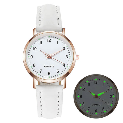 Luxury Watches For Women Diamond-Studded Female Women's Luminous Night Glowing Quartz Watch Birthday Valentine's Day Gifts