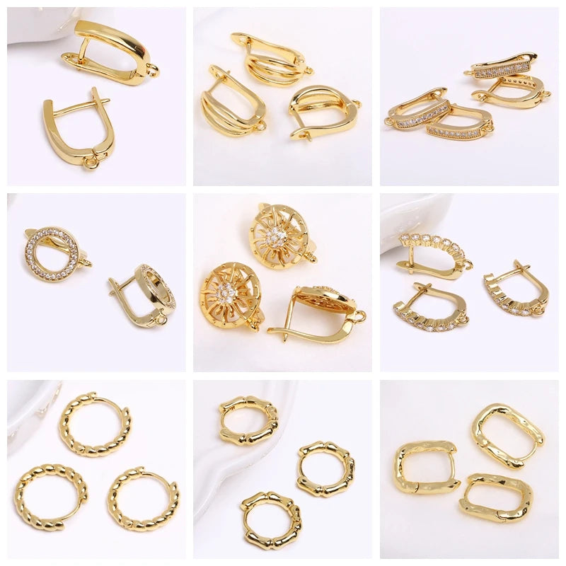 Jewelry Making Beads,18K Gold Plated Wave Thin Spacer Beads,Brass Round Thin Beads DIY Bracelet Necklace Making Accessories