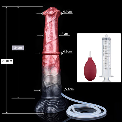 NNSX Horse Squirting Anal Plug Dildo Ejaculation Penis with Strong Sucker G-spot Stimulation Silicone Erotic Sex Toys For Woman
