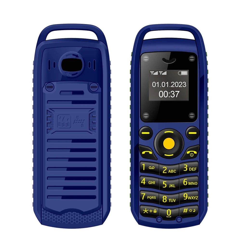 SERVO Mini Mobile Phone 2 SIM Cards Magic Voice Bluetooth Dialing Blacklist Low Radiation Smallest Button Cellphones Four Colors