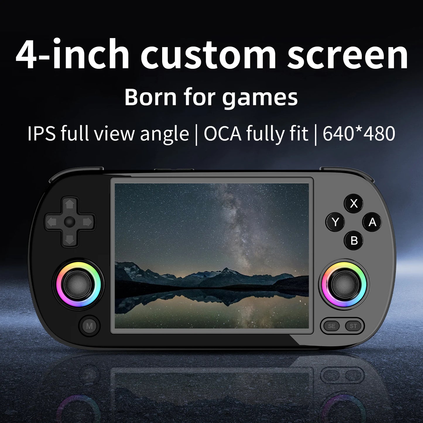 Anbernic RG40XX H Retro Handheld Game Console 4.0" IPS Screen Linux 64-bit RGB Joystick 3200mAh Video Games Player WIFI HDMI Out