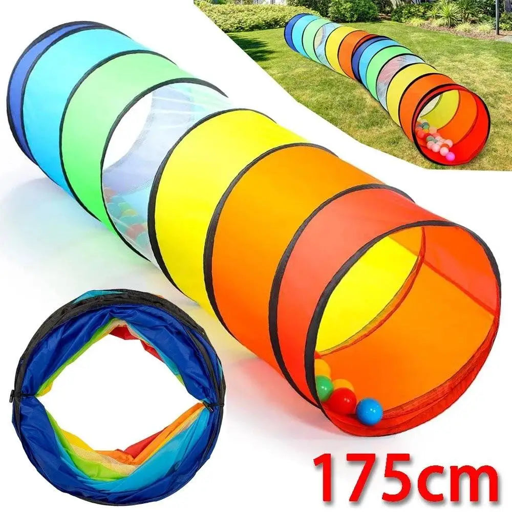Long crawling passage ideal for small pets outdoor activity, durable play tunnel for daily entertainment.
