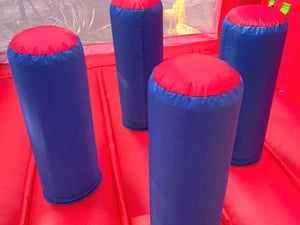 KF Bounce House with Slide Commercial Bouncy Castle for Age 8-12 Inflatable Bounce House with Blower for Outdoor Party