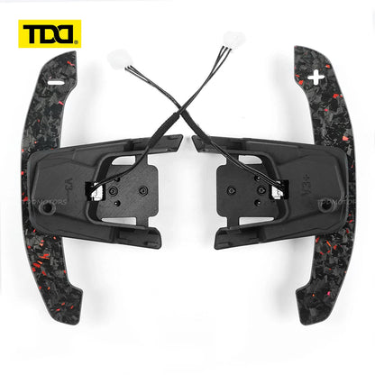 TDD Carbon Fiber Magnetic Paddle Shifters for Volkswagen GTI Golf 7 Golf R MK7/7.5 VW Scirocco Arteon Shift Paddle Extensions