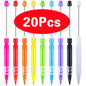 10-100Pcs Beaded Pencil HB Writing Beaded Pencil DIY Beadable Pencils Bead Pencil