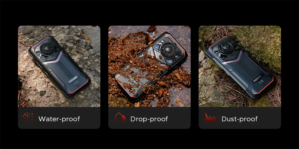 Global Version DOOGEE Blade20 Play 5G Rugged Phone 6.6'' Gemini Al 125dB Speaker 10300mAh Battery NFC Android 15 Mobile Phone