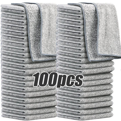 Thicken Microfiber Cleaning Cloths Lint Free Microfiber Cleaning Towel Cloths Reusable Cleaning Towels Absorbent for Car Window