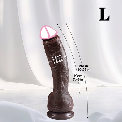 Soft Dildo Realistic Skin Penis Cheap Double Silicone Dildos Suction Cup Thick Dick Anal Sex Toys Men Women Gay Strapon Cock