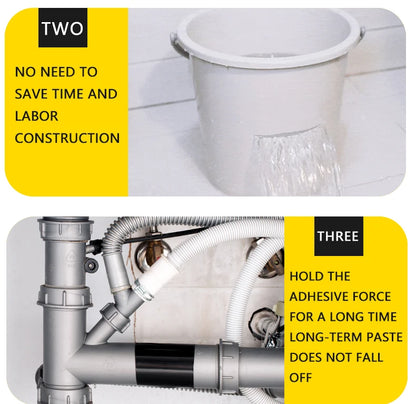 Stop Leaks Instantly with Super Glue Waterproof Tape-Outdoor Gardens,Kitchen,Bathroom,Pipes Bucket,Water Pipes Sealing Repair