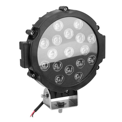 Spot Beam 7 inch Round LED Light Bar 51W LED Work Light For Truck Tractor 4x4 Off Road Driving Light