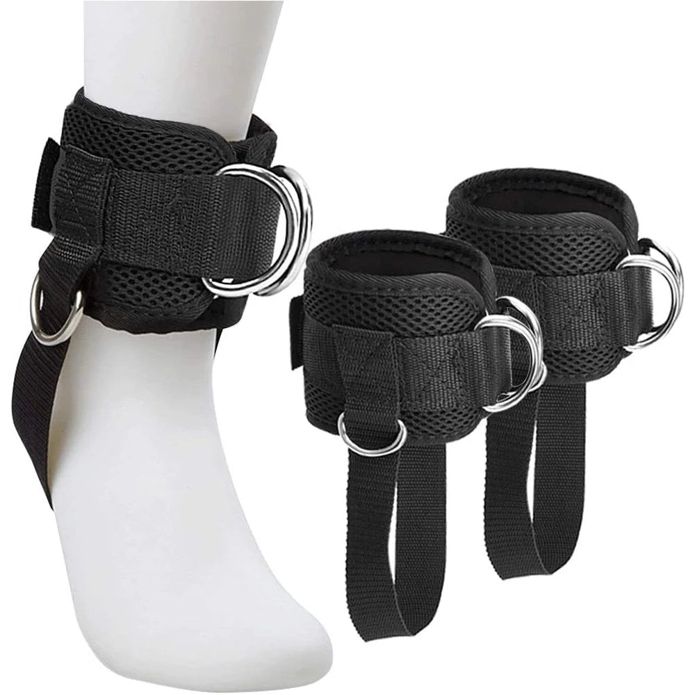 Ankle Strap for Cable Machine Kickbacks,Glute Workout,Leg Extensions,Booty Hip Abductors Exercise,Adjustable Ankle Cuff for Gym