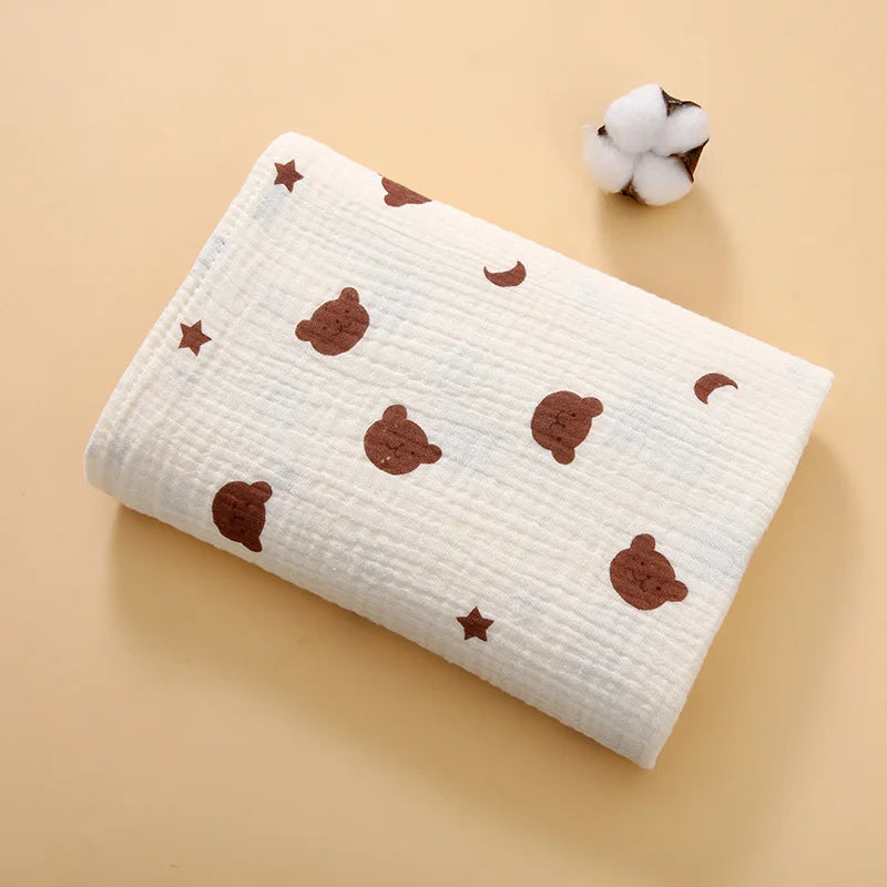 Newborn Baby Cotton Blanket Summer Bedding Babies Stuff  Throw Blanket Muslin Squares Receiving Blanket