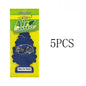 3-80pcs Christmas Tree Car Air Freshener Natural Aromatherapy Tea Paper Hanging Perfume Vanilla Auto Parts Interior