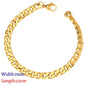 LUXUKISSKIDS Stainless Steel Couple Men/Woman Bracelets Fashion Curb Cuban Link Chains On Hand Rock Bracelet Wrist Jewelry Gifts