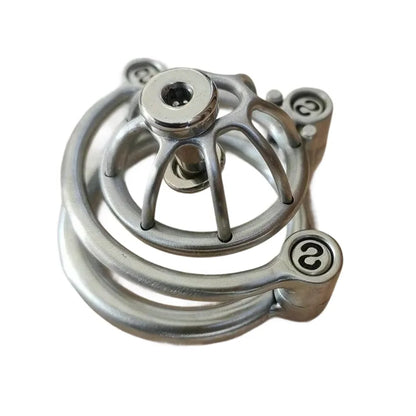 Anti Slip Urethral Chastity Cage Men BDSM Bondage Stainless Steel Screw Cock Lock Custom Metal Male Chastity Device Penis Cage