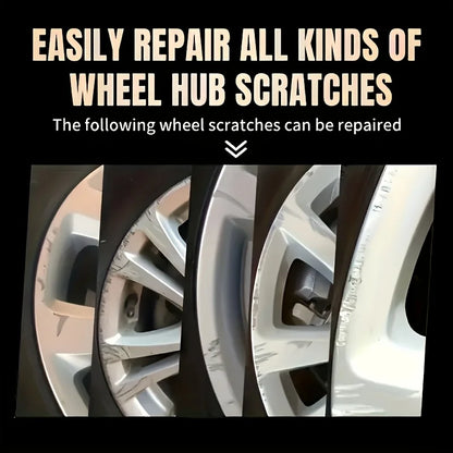 Car Wheel Hub Scratch Repair Paste, Auto Rim Oxidation Remover, Aluminum Alloy Hub Polishing Agent