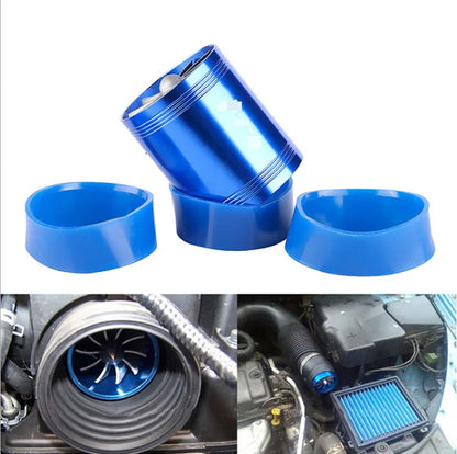 Car Air Intake Turbonator Single Fan Turbine Automobile Intake Turbo Vehicle Engine Turbocharger Power Conversion Accessories
