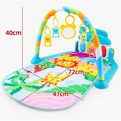 Baby Activity Gym Rack Musical Newborn Piano Keyboard Crawling Blanket Pedal Play Mat Early Education 0-36 Months Toy Gifts
