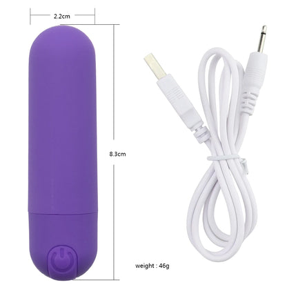 Bullet Vibrator Clitoris and G-Spot Stimulator Nipple Vibrate Massager Vibrating Wand Orgasm Vagina Dildo 10 Speeds for Travel