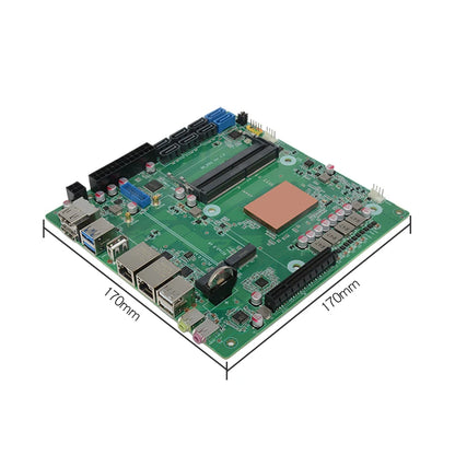 AMD Ryzen 7 5800H/5825U R9 5900HX 8-Bay NAS Motherboard 8*SATA 3*NVMe 2*2.5G LAN 2*DDR4 Gaming Firewall Mini ITX Mainboard PC