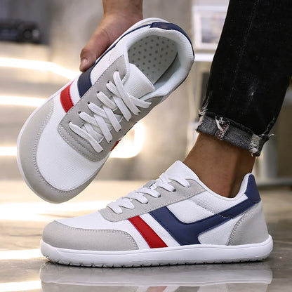 Wide Shoes Anti Slip Lightweight Breathable Running Shoes Minimalist Barefoot Cross Training Shoe Anti Slip Toe Walking Shoes