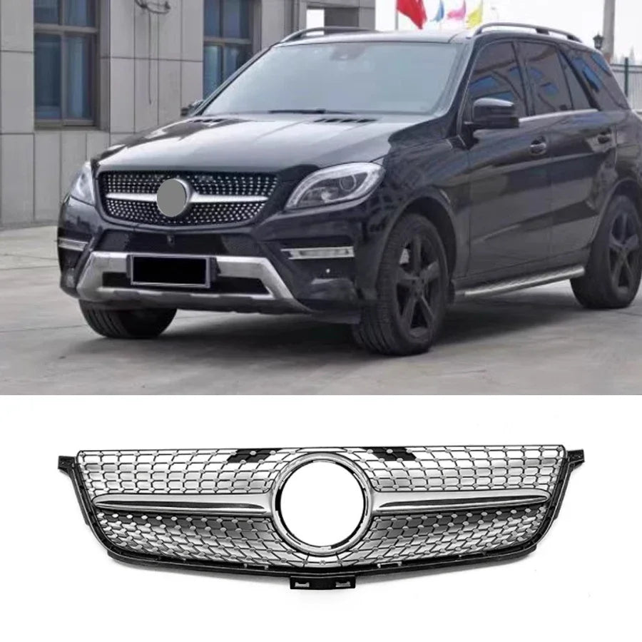 For Mercedes-Benz ML Class W166 ML300 ML320 ML350 ML40 ML450 2012 2013 2014 2015 Front Grille Facelift Grilles Mesh Grill