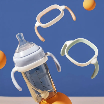 Classic Feeding Bottle Handles Soft Compatible Silicone Baby Nursing Bottles Handles Easy to Carry Handles for Hegen Bottle Size